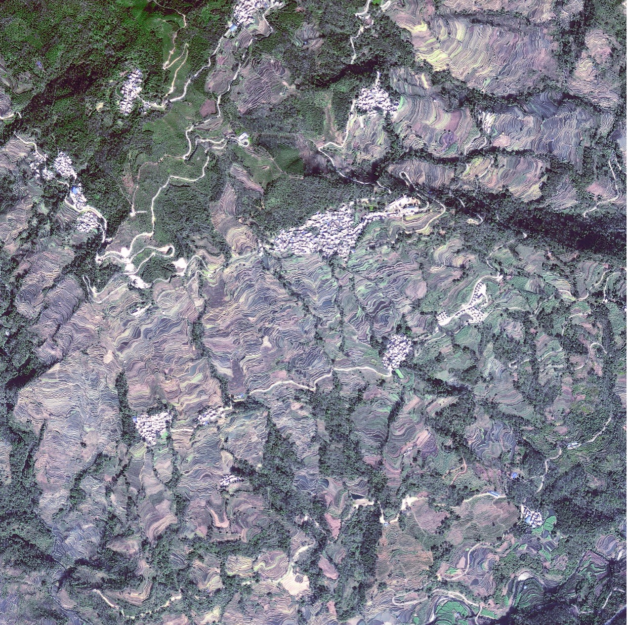 Virtual Tour of Sceneries across China from Space
