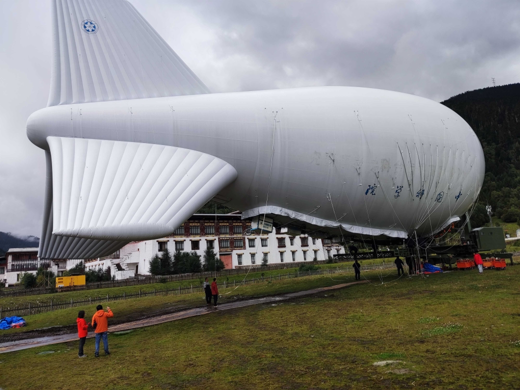 Tethered Balloon Takes Closer Look at Clouds over Qinghai-Xizang Plateau